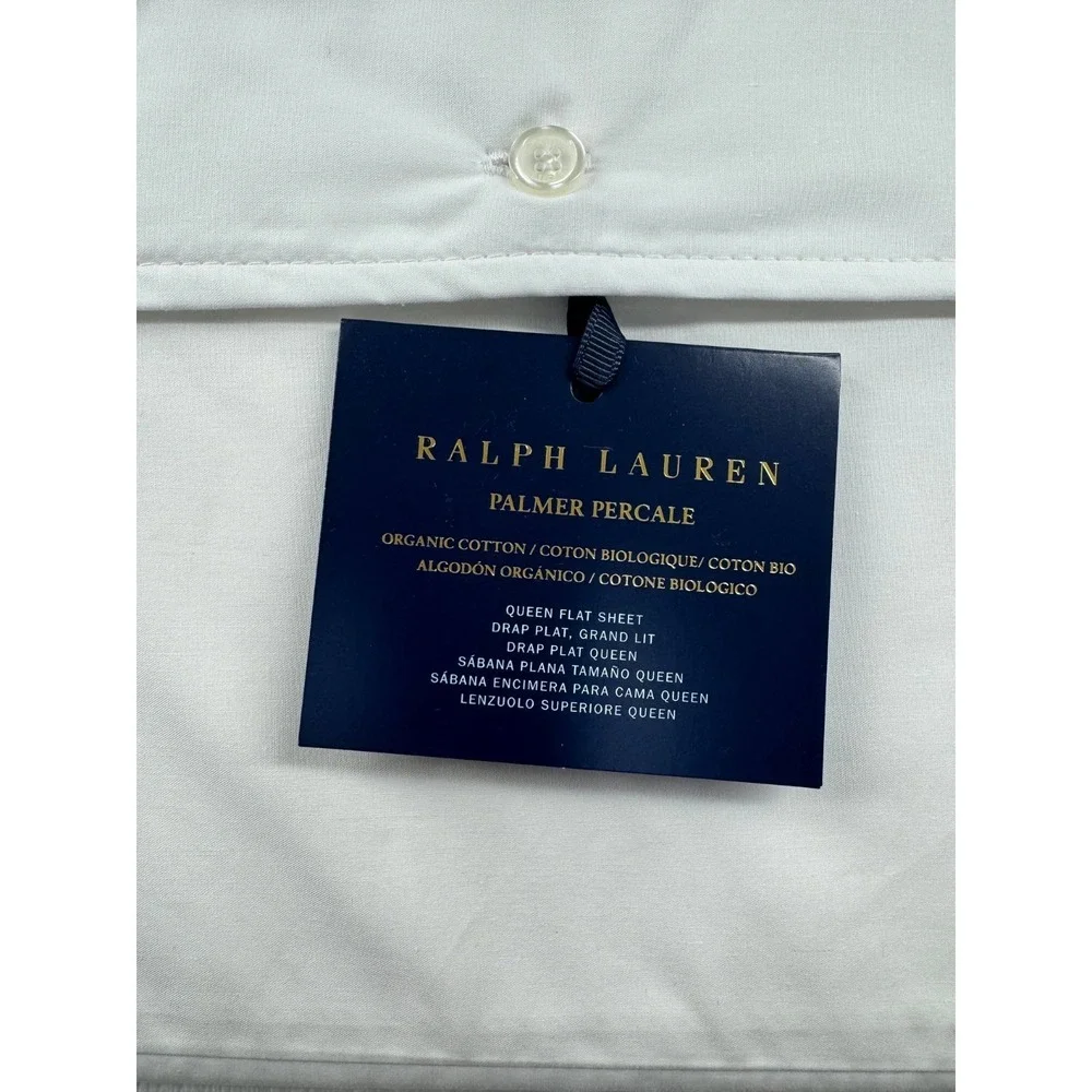 Ralph Lauren Avery Navy Blue Geometric Pattern Queen‎ Duvet Cover - 108 x 96 in